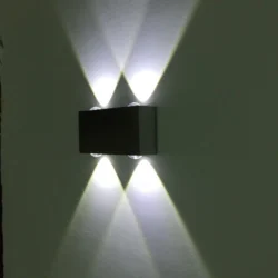 Настінний LED світильник Up & Down з алюмінію, 4W, біле світло