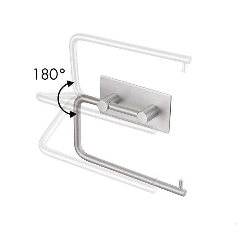Поворотний тримач для туалетного паперу короткий (180°)