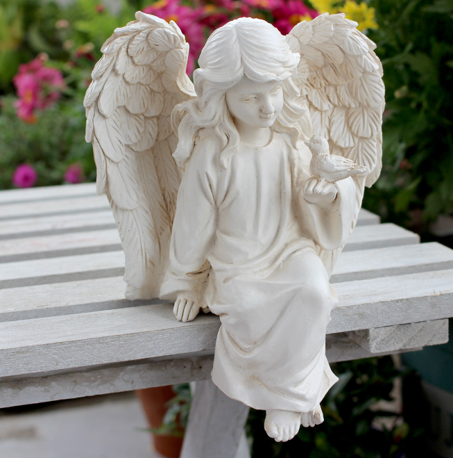 Декоративна садова фігура «Ангел», статуетка для саду та інтер’єру