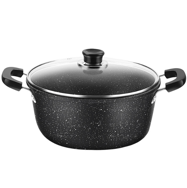 Каструля з антипригарним покриттям з кришкою 26 см