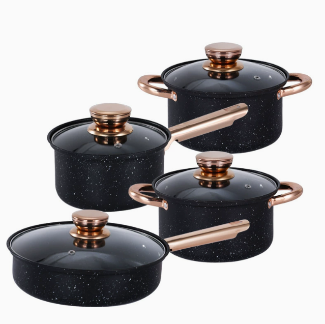 Набір кухонного посуду WOSAI, 8 предметів, з антипригарним покриттям