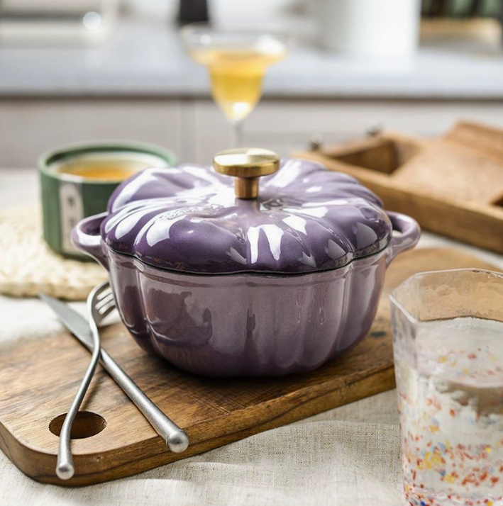 Емальований горщик у формі гарбуза Sen Topal 20 см