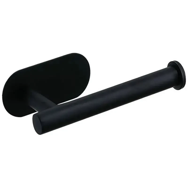 Самоклеючий тримач для туалетного паперу з нержавіючої сталі, короткий