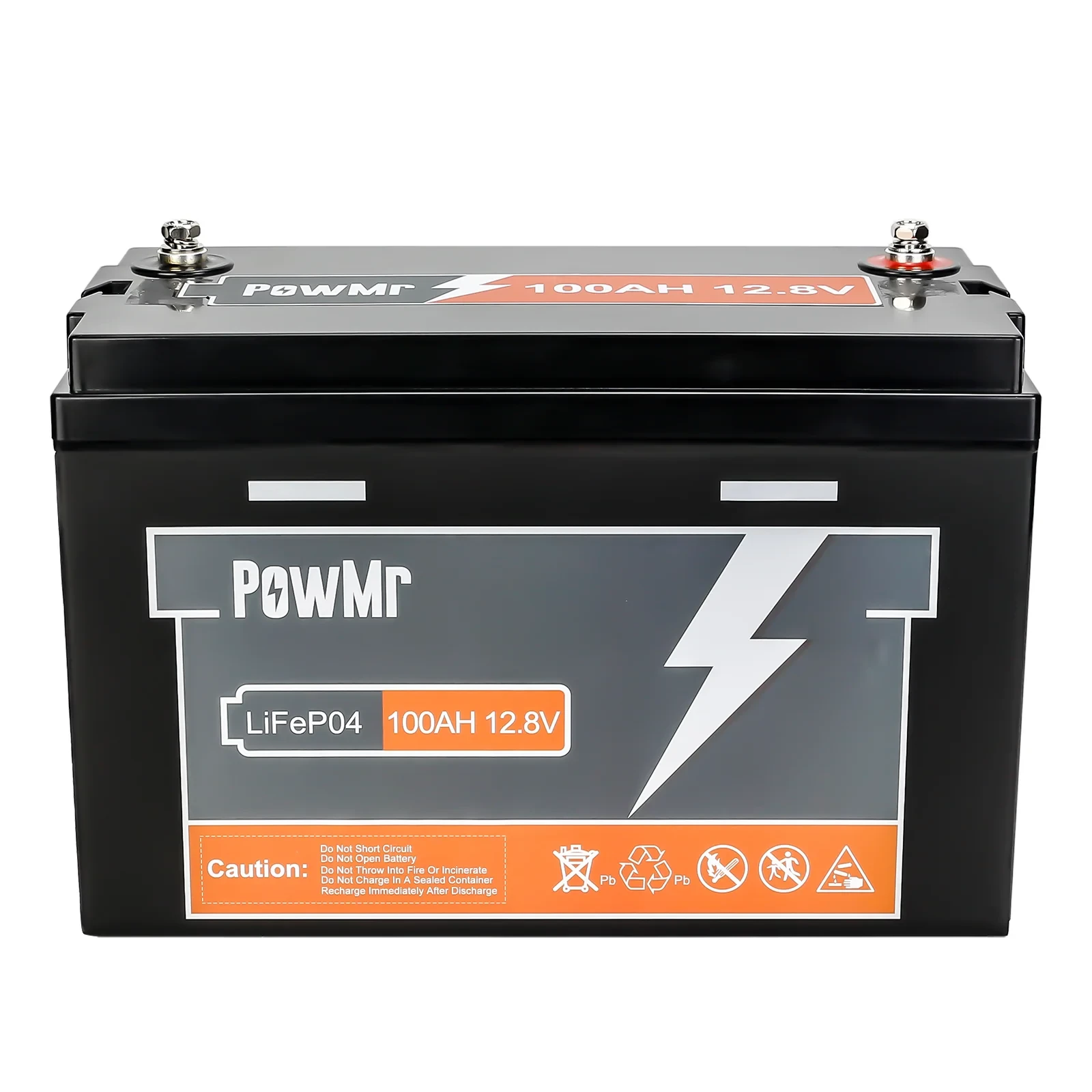 LiFePO4 акумулятор PowMr 12.8V 100Ah / 150Ah / 200Ah / 300Ah для домашніх та портативних енергосистем
