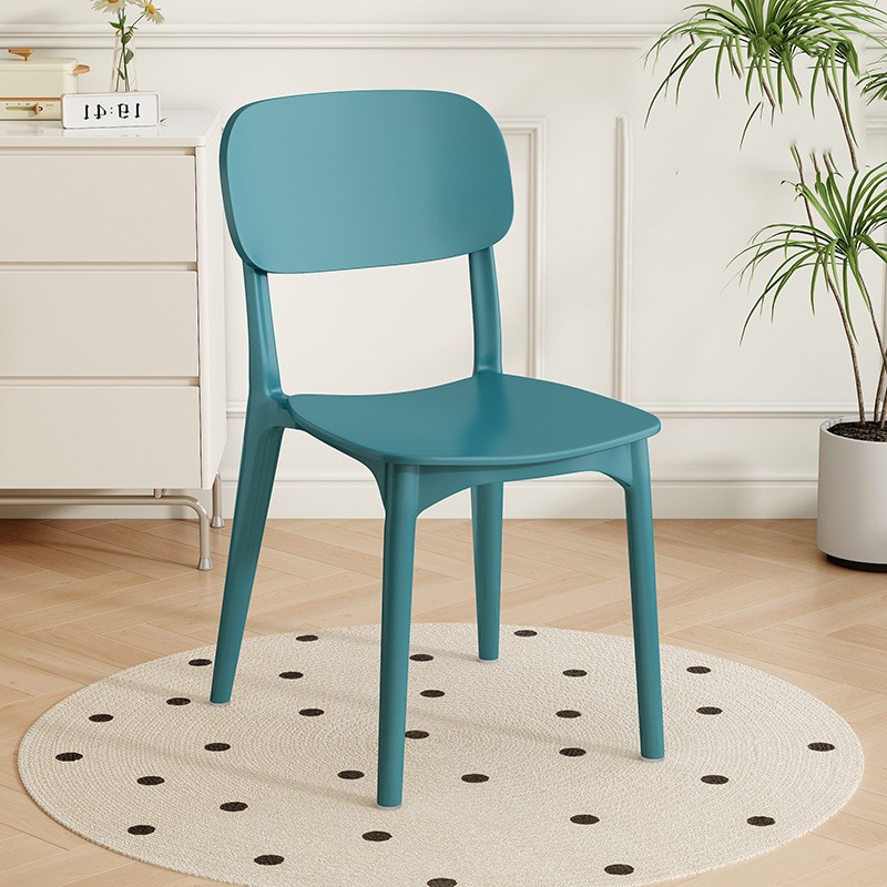 Стілець кухонний пластиковий, сучасний, без підлокітників, обідній стілець для кухні та кафе
