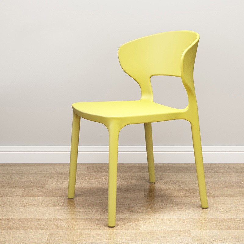 Стілець кухонний пластиковий, сучасний мінімалізм, обідній стілець для кухні та кафе