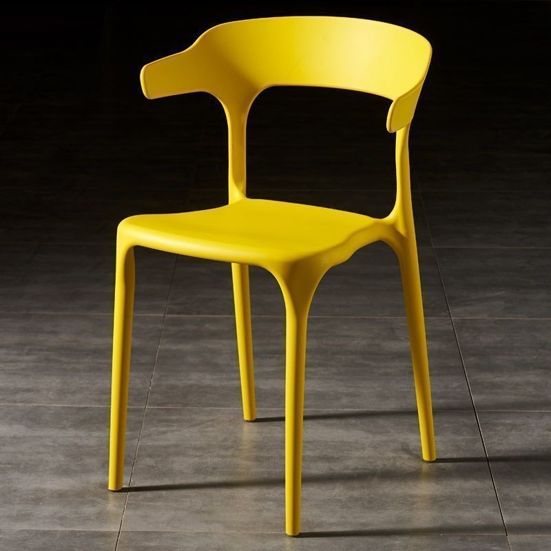 Стілець кухонний пластиковий сучасний, суцільнолитий