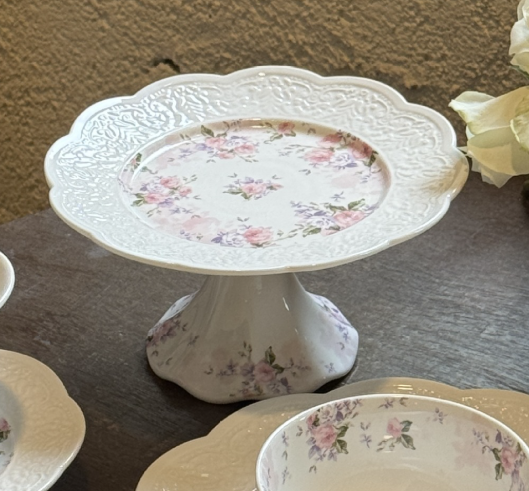 Тарілка висока «Пелюстки та листя» 20 см