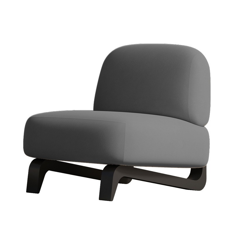 Крісло для вітальні, м’яке, тканинне, низьке