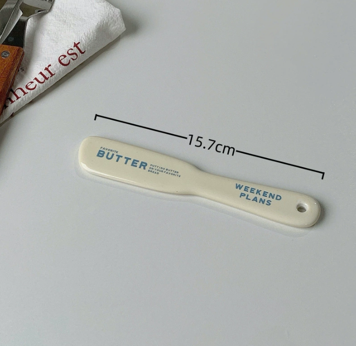 Керамічний шпатель для масла в корейському стилі