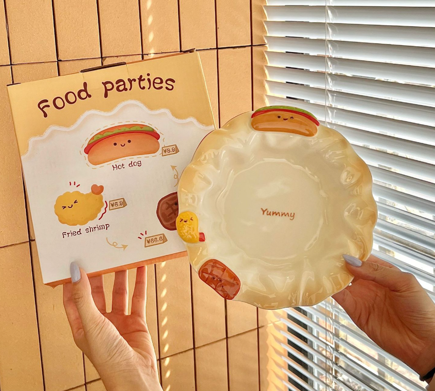 Керамічна тарілка “Food Party”