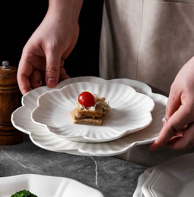 Керамічна кругла тарілка 2 види