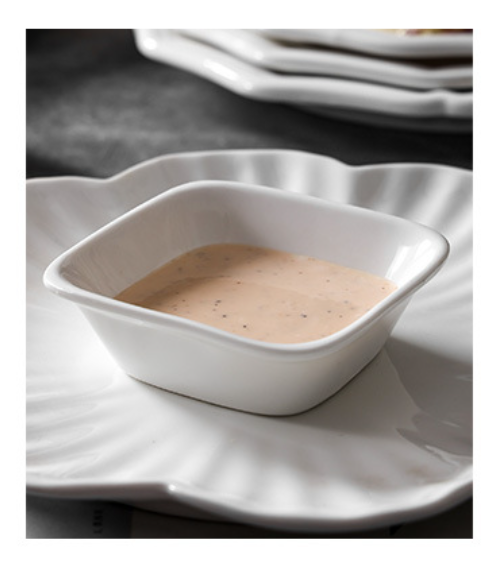 Керамічна квадратна соусниця