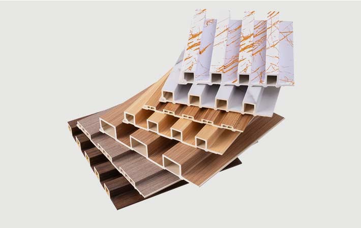 Декоративна рейкова панель WPC для стіни, ПВХ, безшовна, 20×16 см