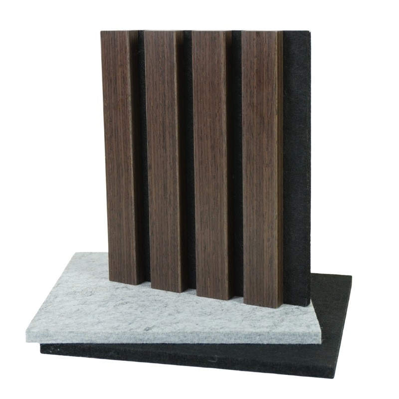 Декоративні стінові панелі 2400×600 мм під дерево (натуральний шпон / 3-шарове покриття, преміум)