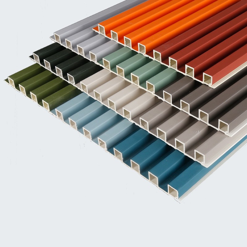 Настінні рейкові панелі ПВХ 3D під дерево / однотонні / текстура “шкіра” (160×23 мм, декоративні ламелі)