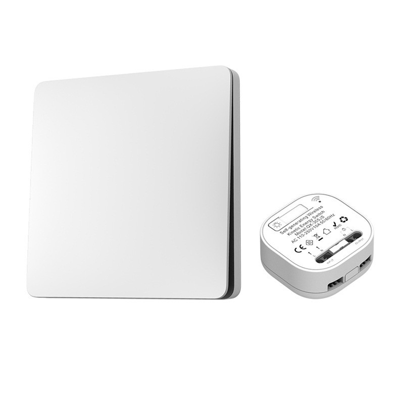 Одноклавішний вимикач бездротовий білий