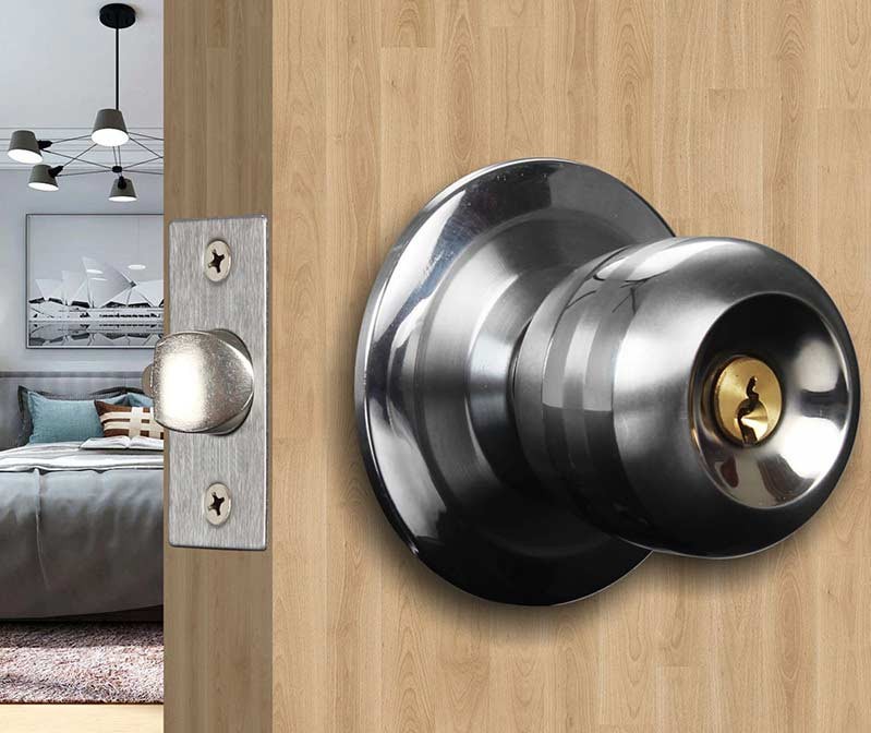 Кульковий замок міжкімнатний Gu Rui 5831 (60 / 70 мм, нержавіюча сталь)