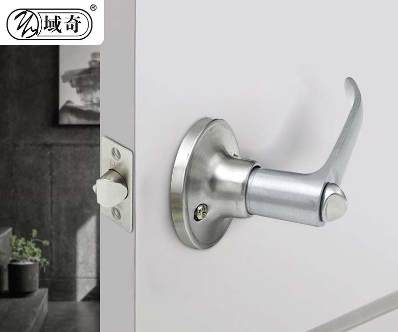 Дверна ручка з замком 806 (25–45 / 30–50 / 50–70 мм, алюмінієвий сплав, мінімалізм)