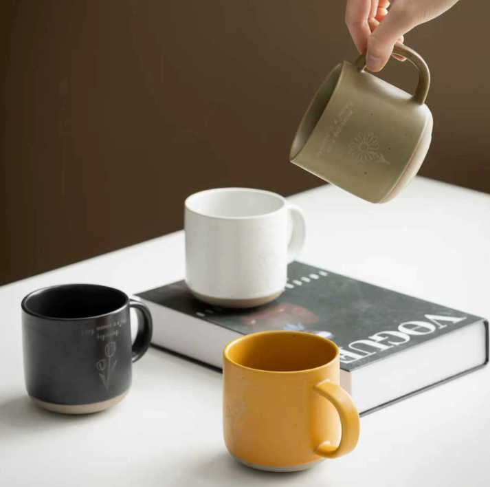 Керамічна кружка TW189, 350 мл, у стилі сучасного мінімалізму