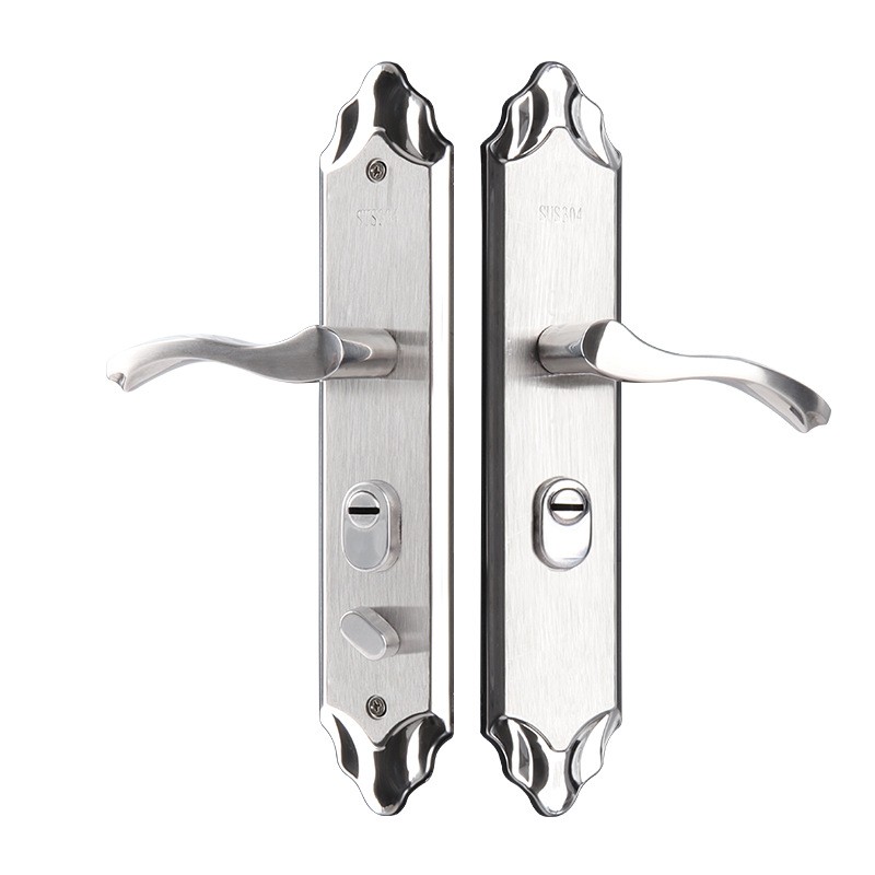 Комплект дверного замка з ручкою з нержавіючої сталі SUS304 (модель 9913)