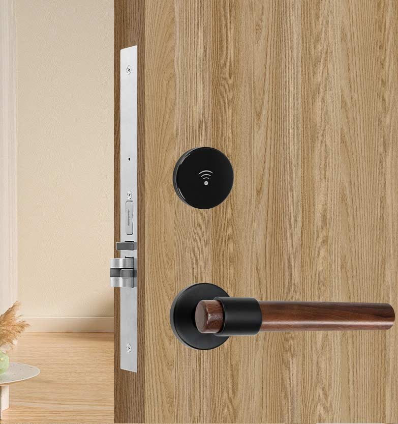 Готельний електронний замок Le Lang SHL-162-BC з IC-карткою, механічним ключем