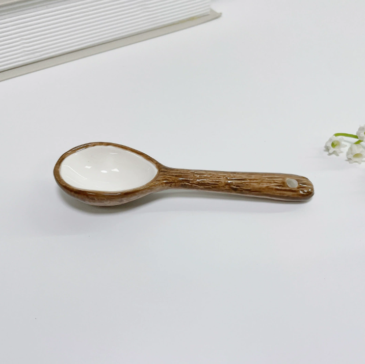 Керамічна ложка “Кокос” — креативний INS дизайн