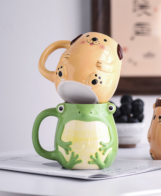 Керамічна кружка «3D Animal», об’ємна чашка у вигляді тварини