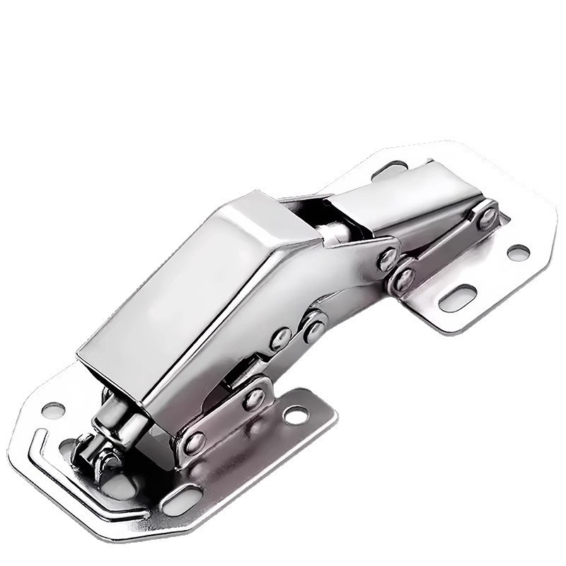 Петля для шафи без свердління з доводчиком (гідравлічна), нержавіюча сталь, універсальна