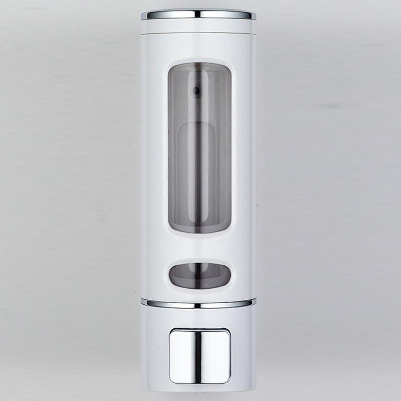 Настінний одинарний дозатор для мила / шампуню 400 мл