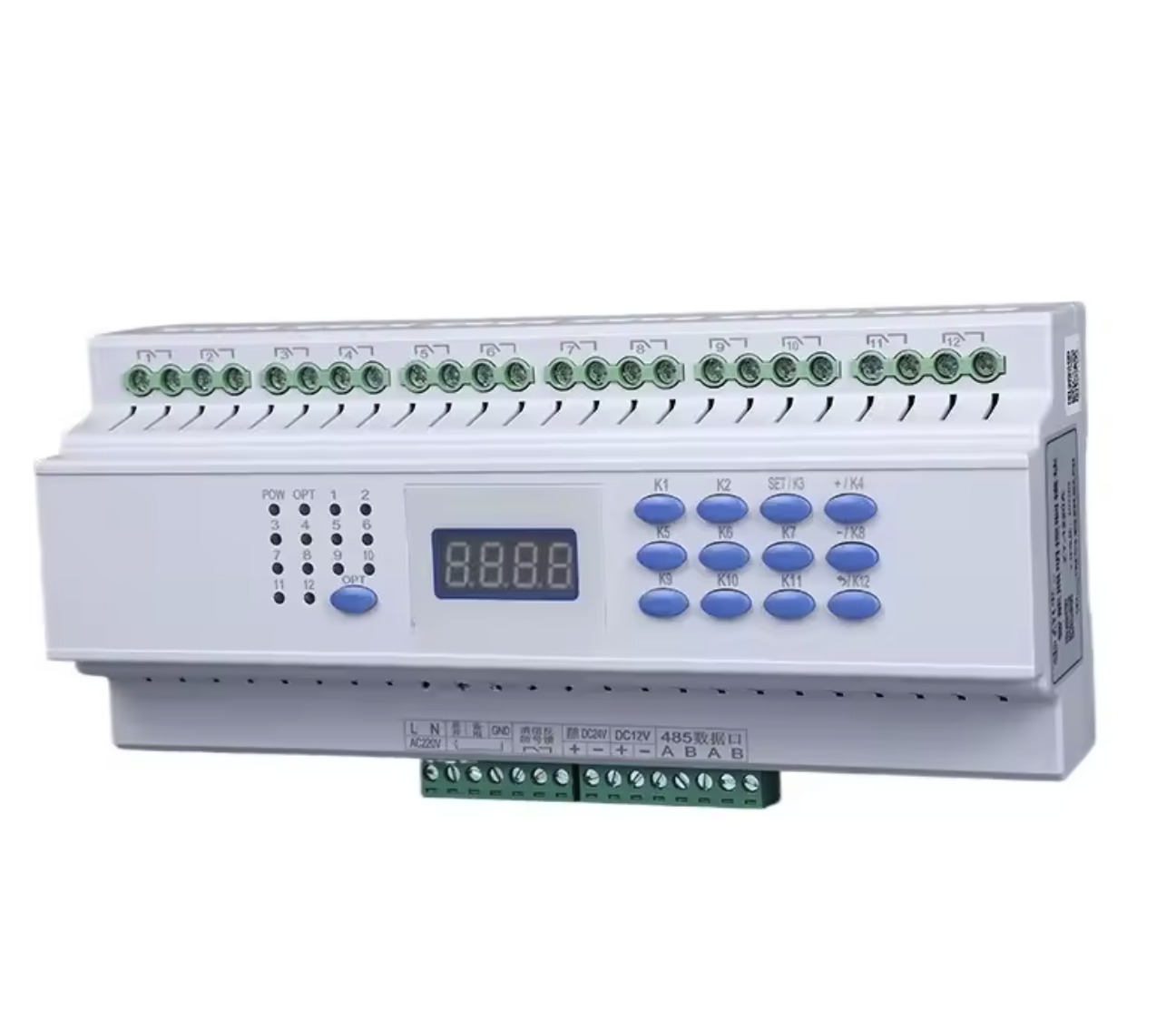 8-канальний модуль керування освітленням 16A з астрономічним таймером і геолокацією