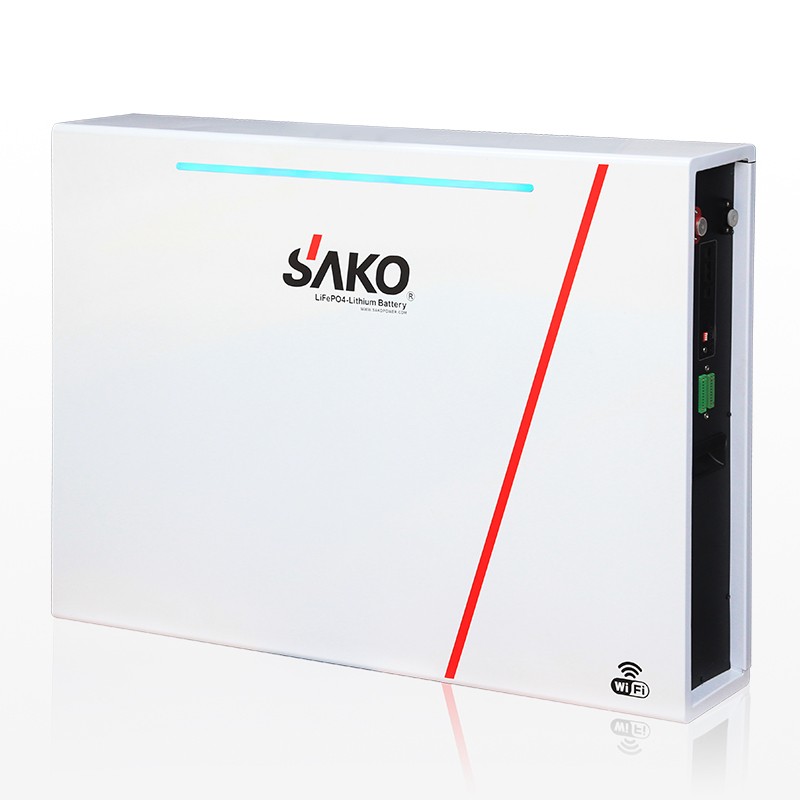 Літій-залізо-фосфатна батарея SAKO 48V 200Ah (LiFePO₄) для сонячних систем зберігання енергії