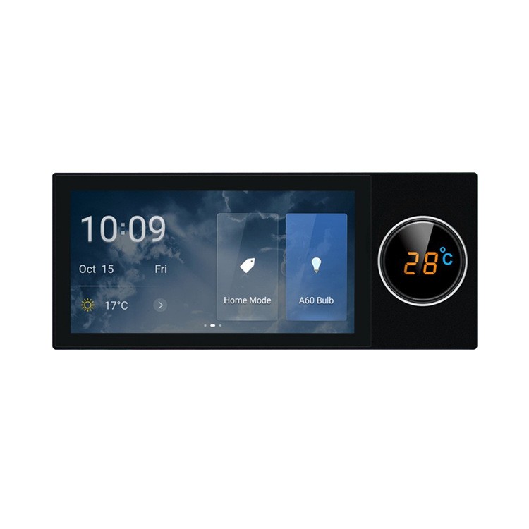 6″ Zigbee смарт-панель керування розумним домом з поворотною ручкою та голосовим керуванням