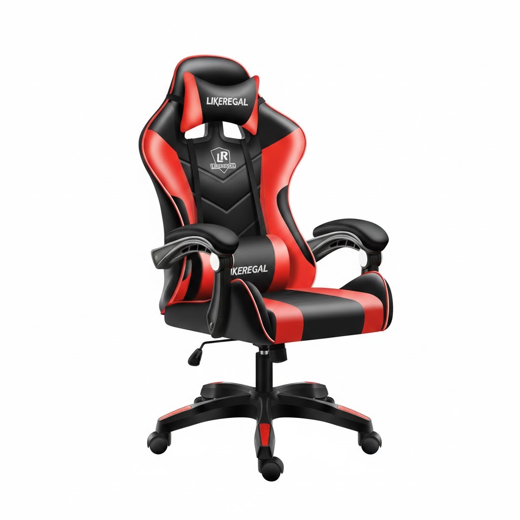 Кіберспортивний ігровий стілець Bani G03. Класи-чний СТИЛЬ Чорно червоний