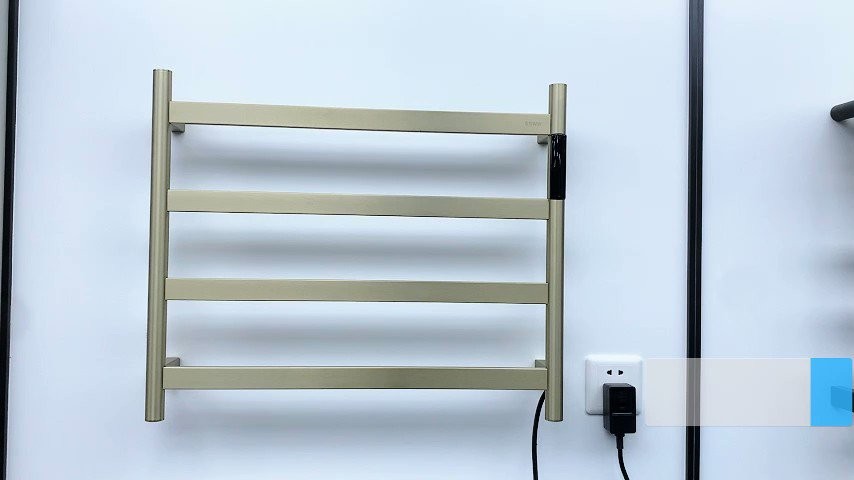 Електрична рушникосушка 4-панельна з сенсорним керуванням та регулюванням температури