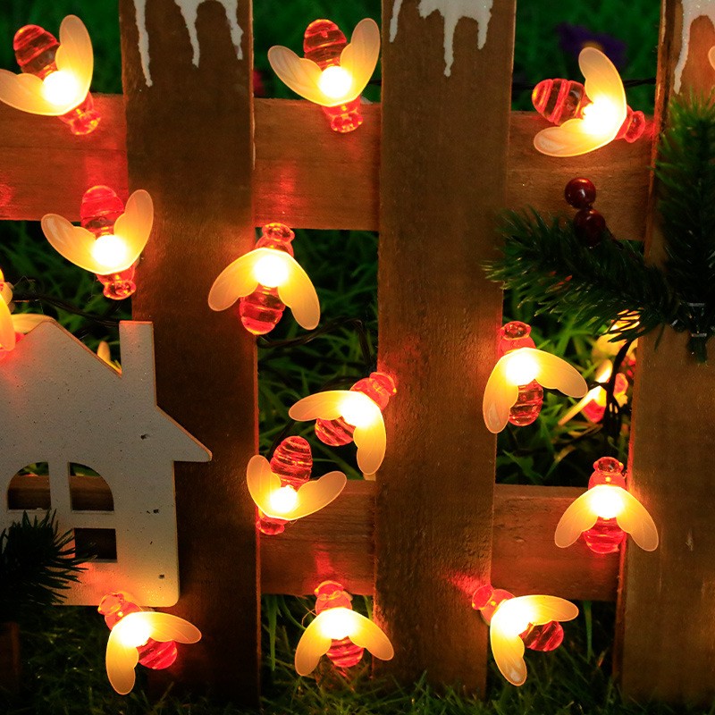 Вулична гірлянда LED Бджілки Теплий білий 5–12 м, 20–100 LED, USB, IP66