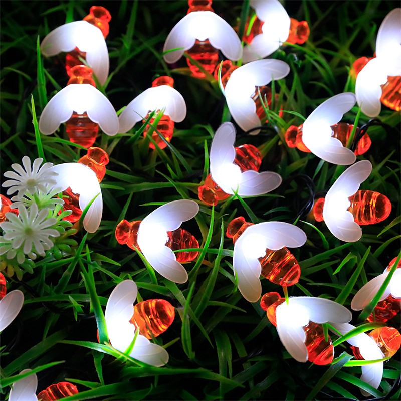 Вулична гірлянда LED Бджілки Холодний білий 5–12 м, 20–100 LED, USB, IP66