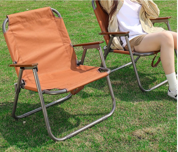 Складне кемпінгове крісло 25 мм (потовщена труба, 600D, до 250 кг)