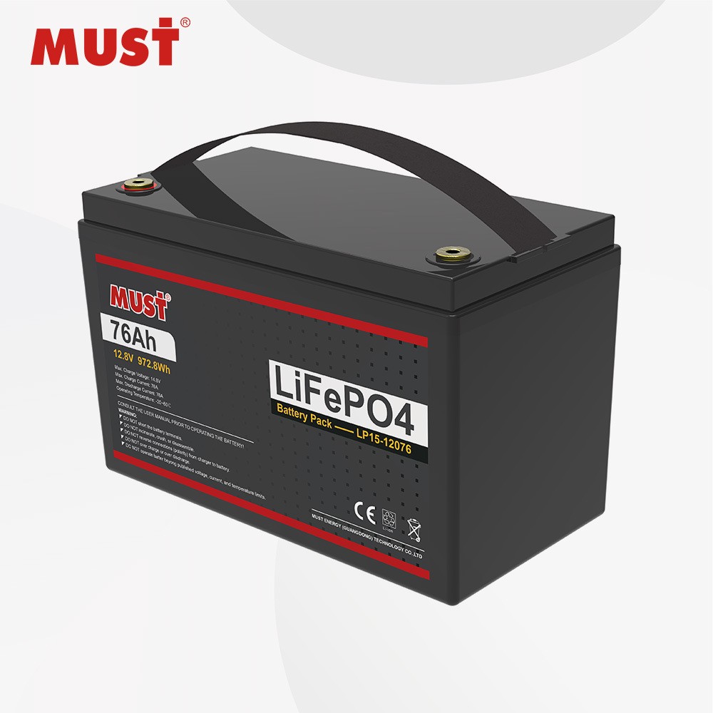 MUST LiFePO4 акумулятор 12.8В 200Ah 2.56 кВт·год