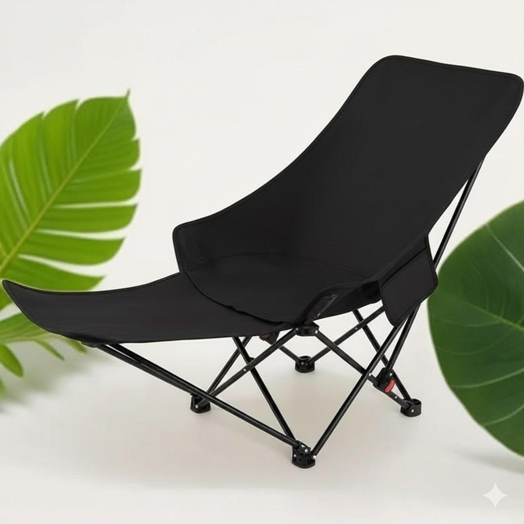 Крісло туристичне складне Huafire Moon Chair SZ-346 з регулюванням, до 150 кг, 600D Oxford, карбонова сталь