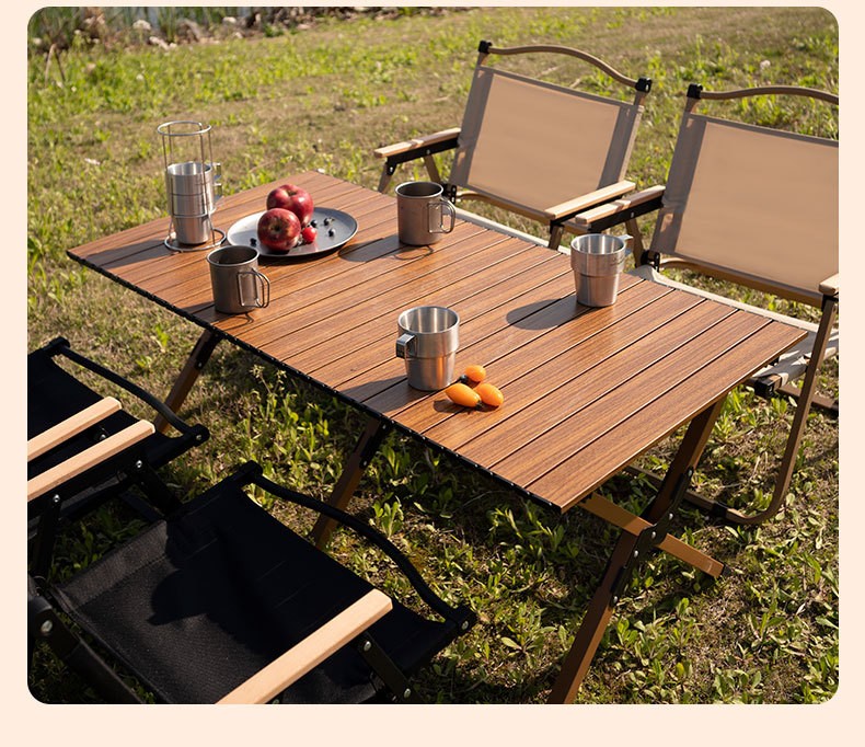 Стіл кемпінговий складаний 115–150 см Roll Table (великий / XL)