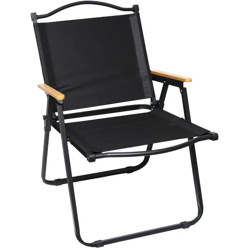 Складне туристичне крісло з підлокітниками, металевий каркас, тканина Oxford (середнє / велике)