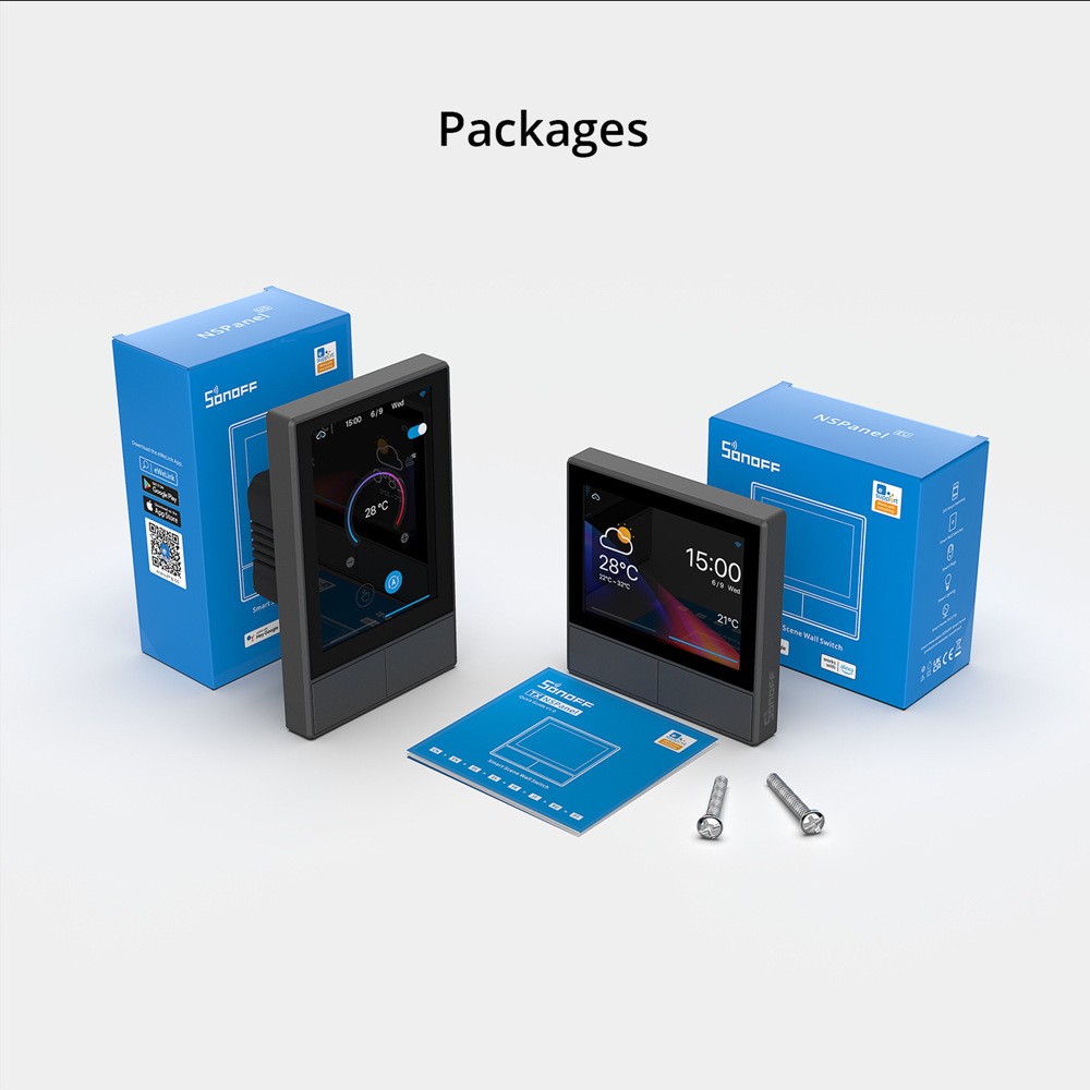 Смарт сенсорний вимикач SONOFF NSPanel Easy Micro-Link