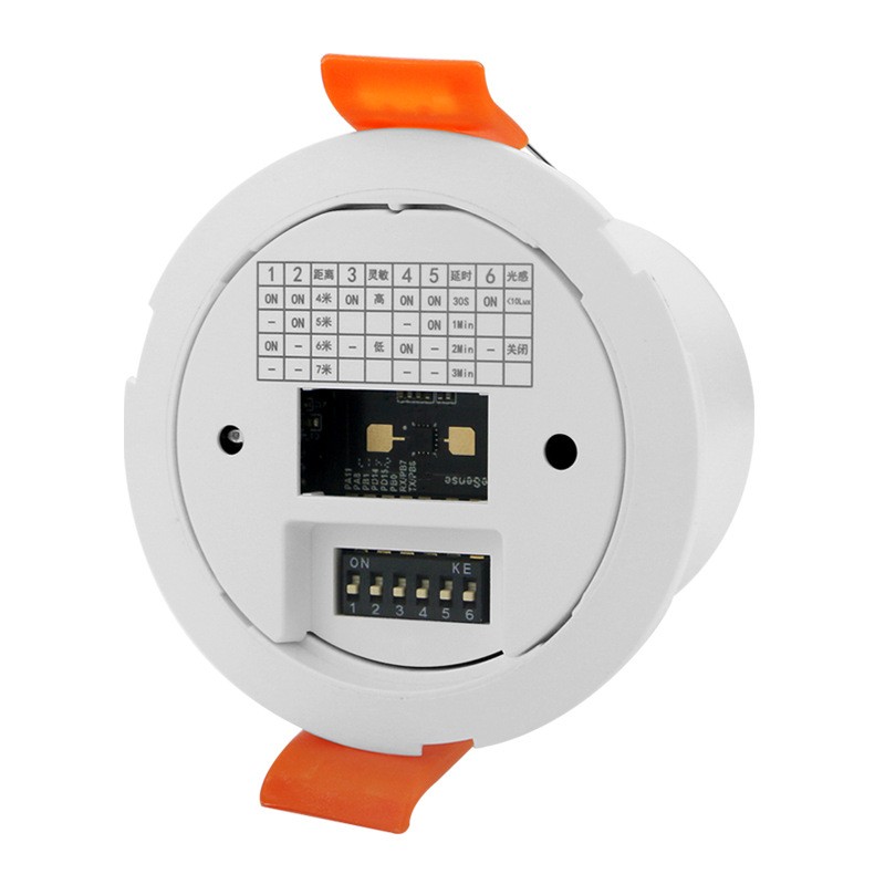 24G мм-хвильовий датчик присутності людини Tuya Smart з реле та датчиком освітленості