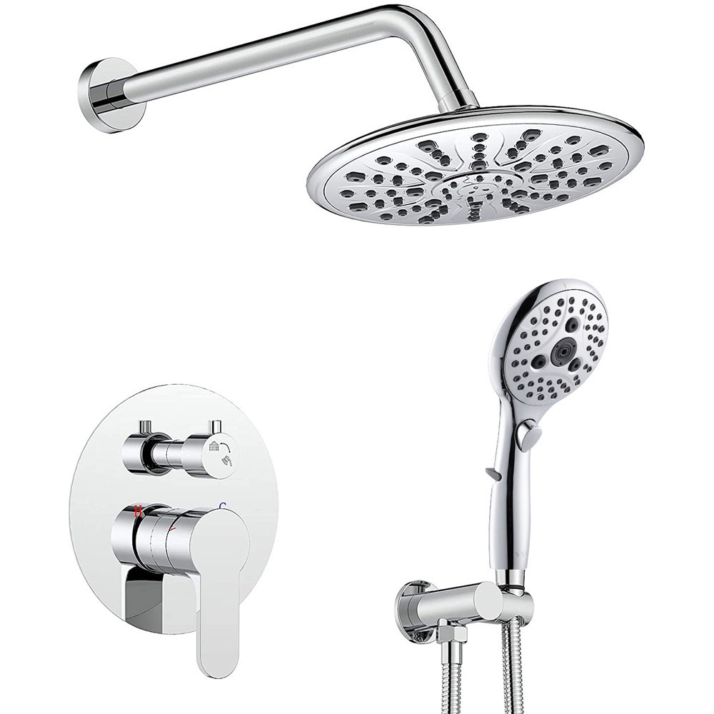 Преміальна вбудована душова система Delaware TFT1420 хром