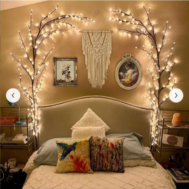 Світлодіодне декоративне дерево (LED гірлянда-дерево) з пультом керування, 72 лампочки