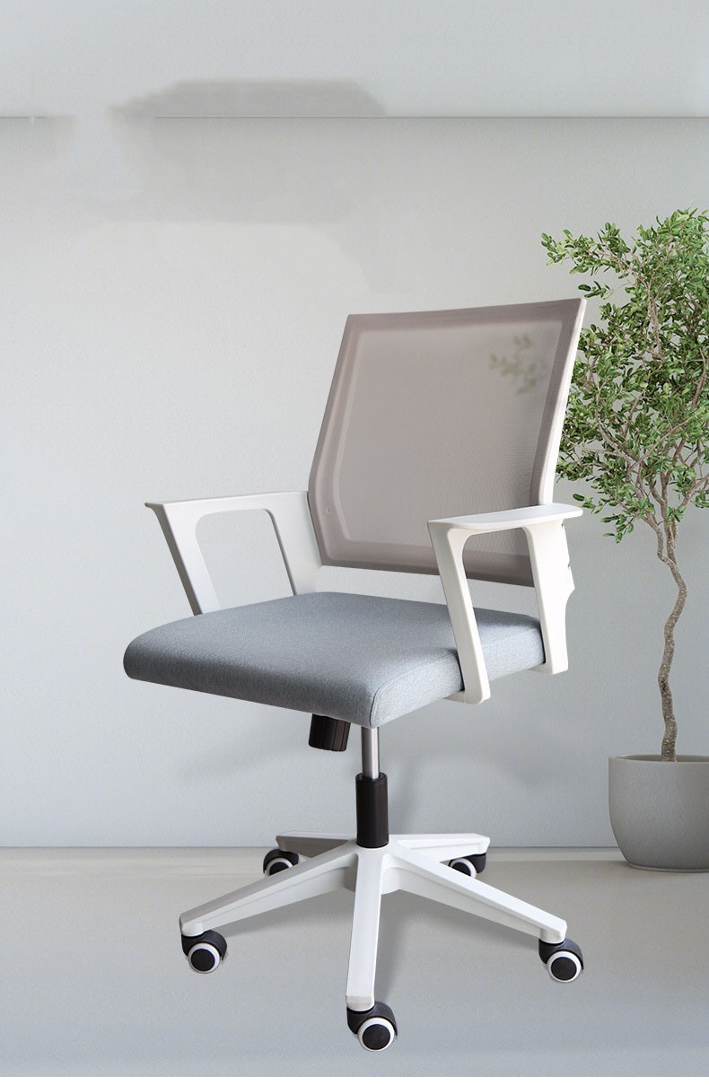 Офісне комп’ютерне крісло з сітчастою спинкою, регулюванням висоти та колесами