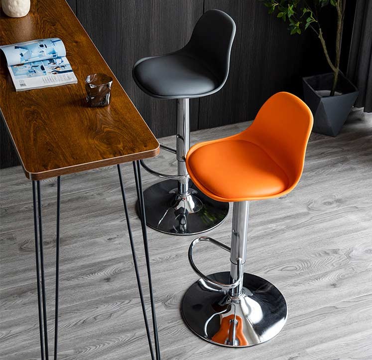 Барний стілець регульований HY-8XY, поворотний, висота сидіння 60–80 см