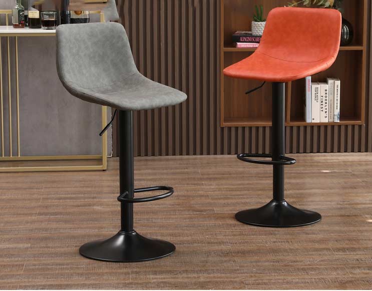 Барний стілець HY-2574 регульований, поворотний, м’яке сидіння, висота сидіння 60–80 см