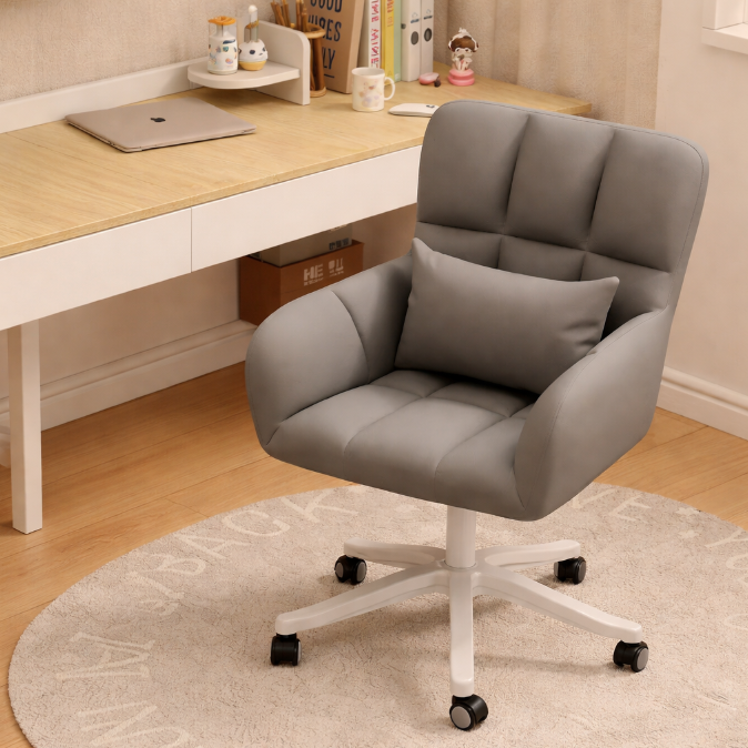 Комп’ютерне крісло з подушкою, сірий